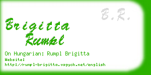 brigitta rumpl business card